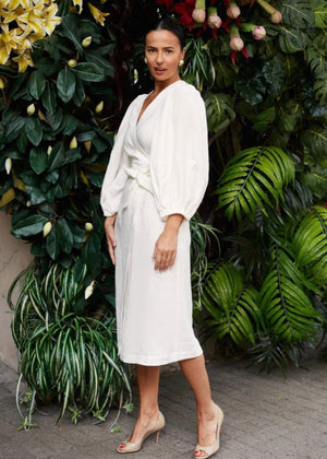 DUNE Midi Linen Dress