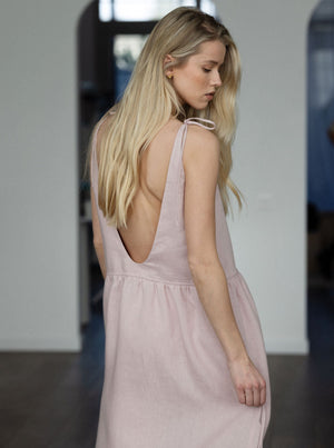 LILA Linen Maxi Dress