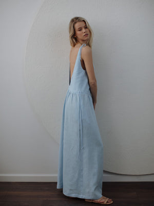 LILA Linen Maxi Dress