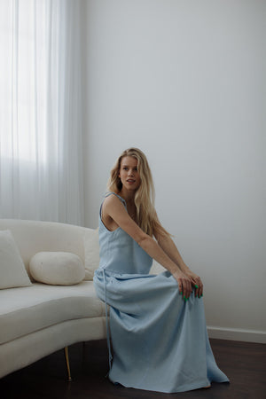 LILA Linen Maxi Dress