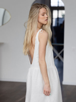 LILA Linen Maxi Dress
