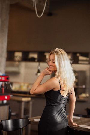 SENSE Ramie Blend Slip Dress