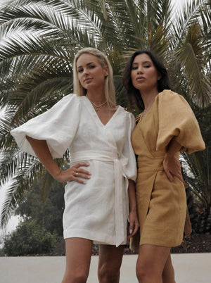 DUNE Mini Linen Dress