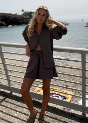 LUNA Linen Shorts