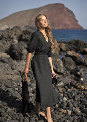 TEMPTATION Linen Dress