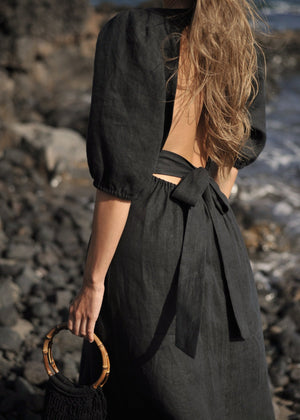 TEMPTATION Linen Dress