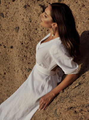 TEMPTATION Linen Dress