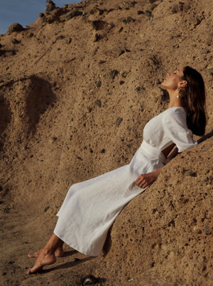 TEMPTATION Linen Dress