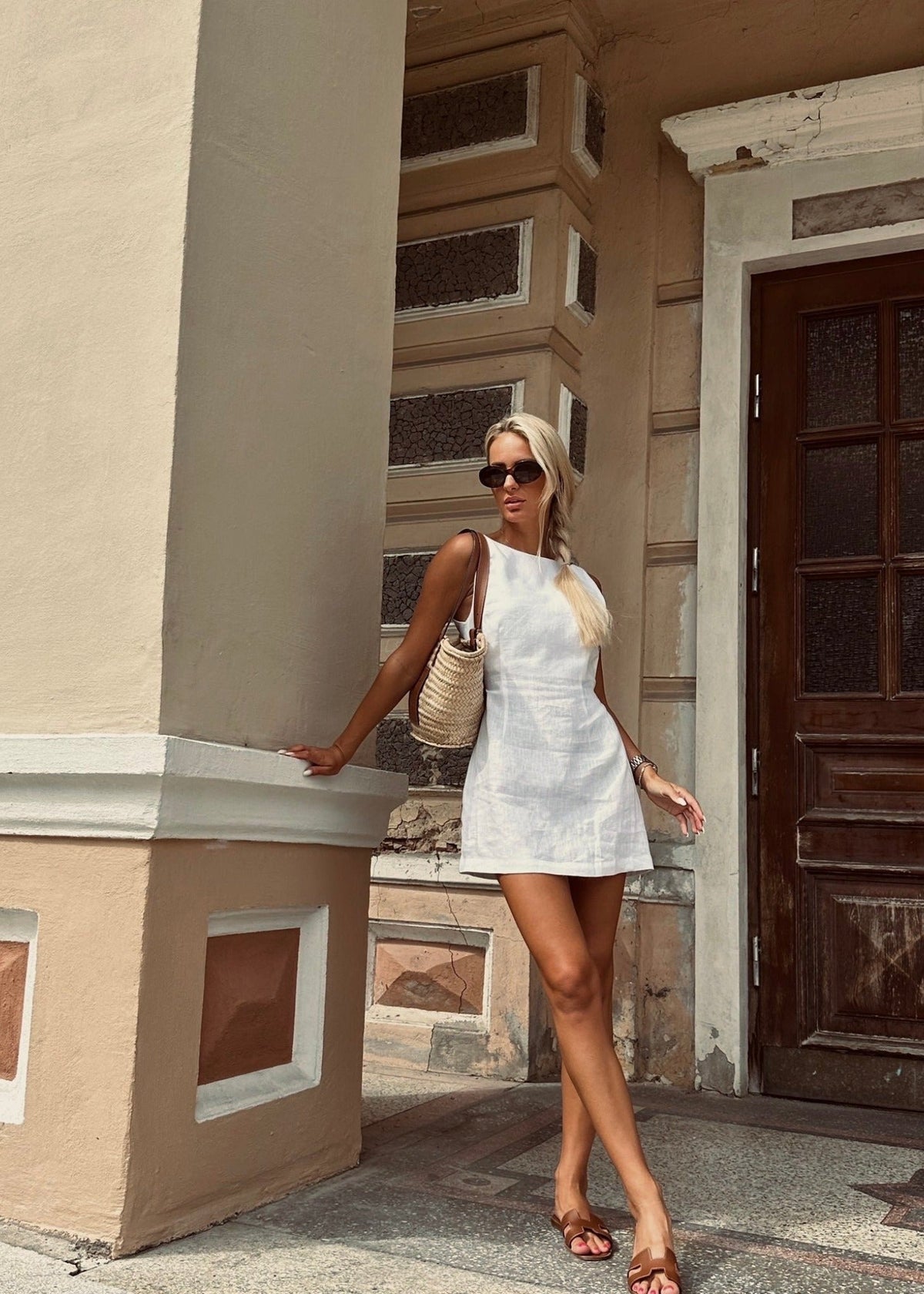 JACKIE Mini Linen Dress