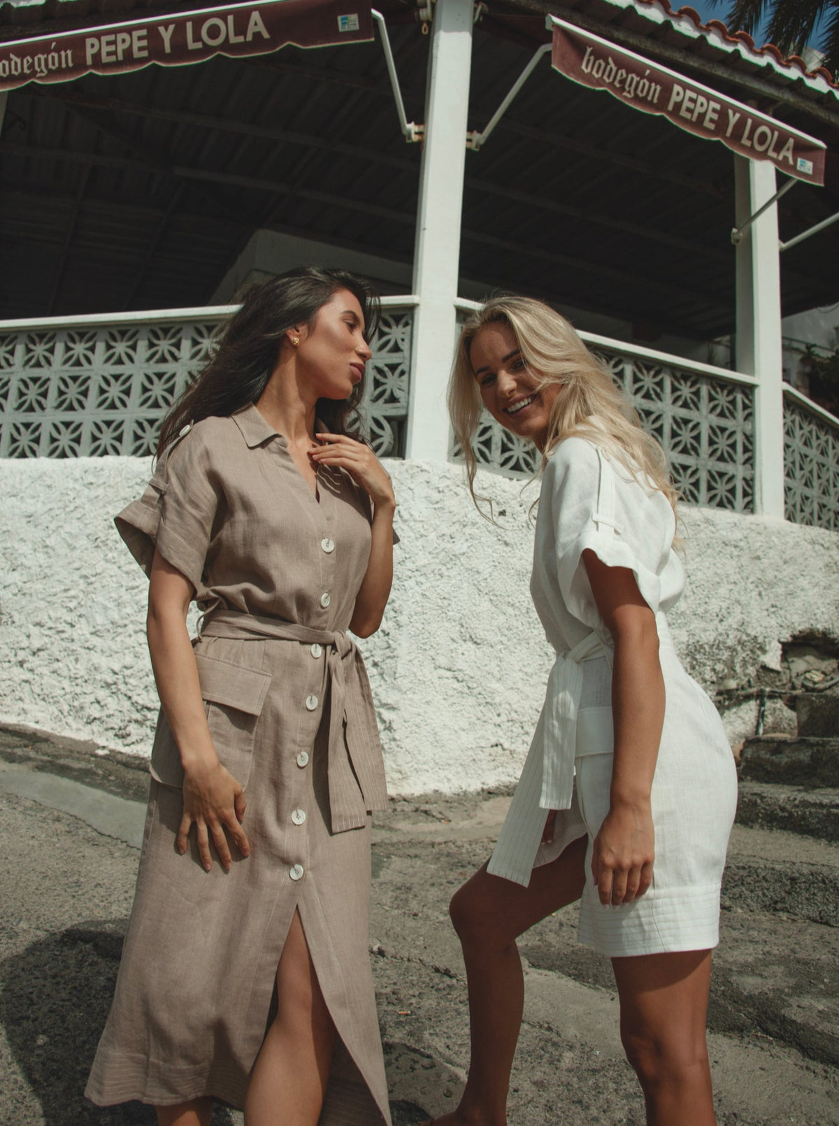 DESERT Mini Linen Dress