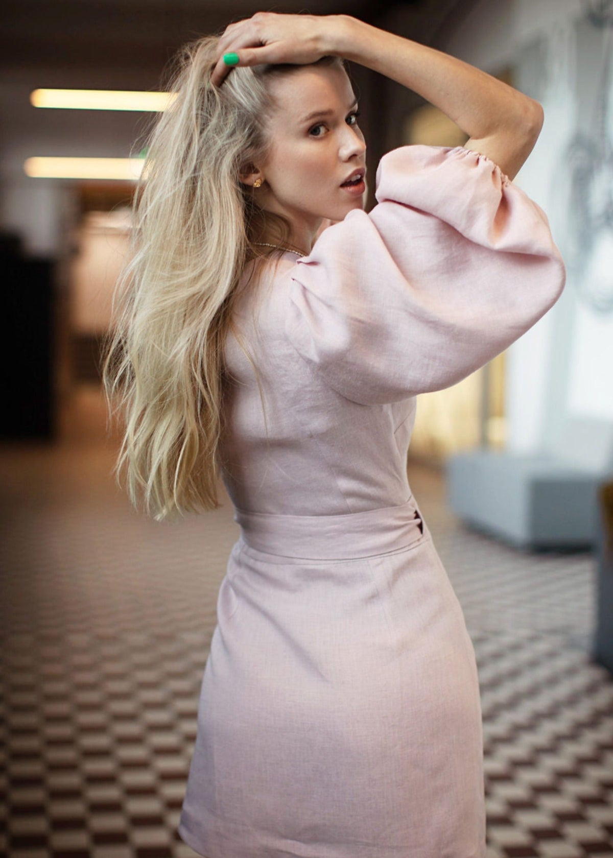 DUNE Mini Linen Dress