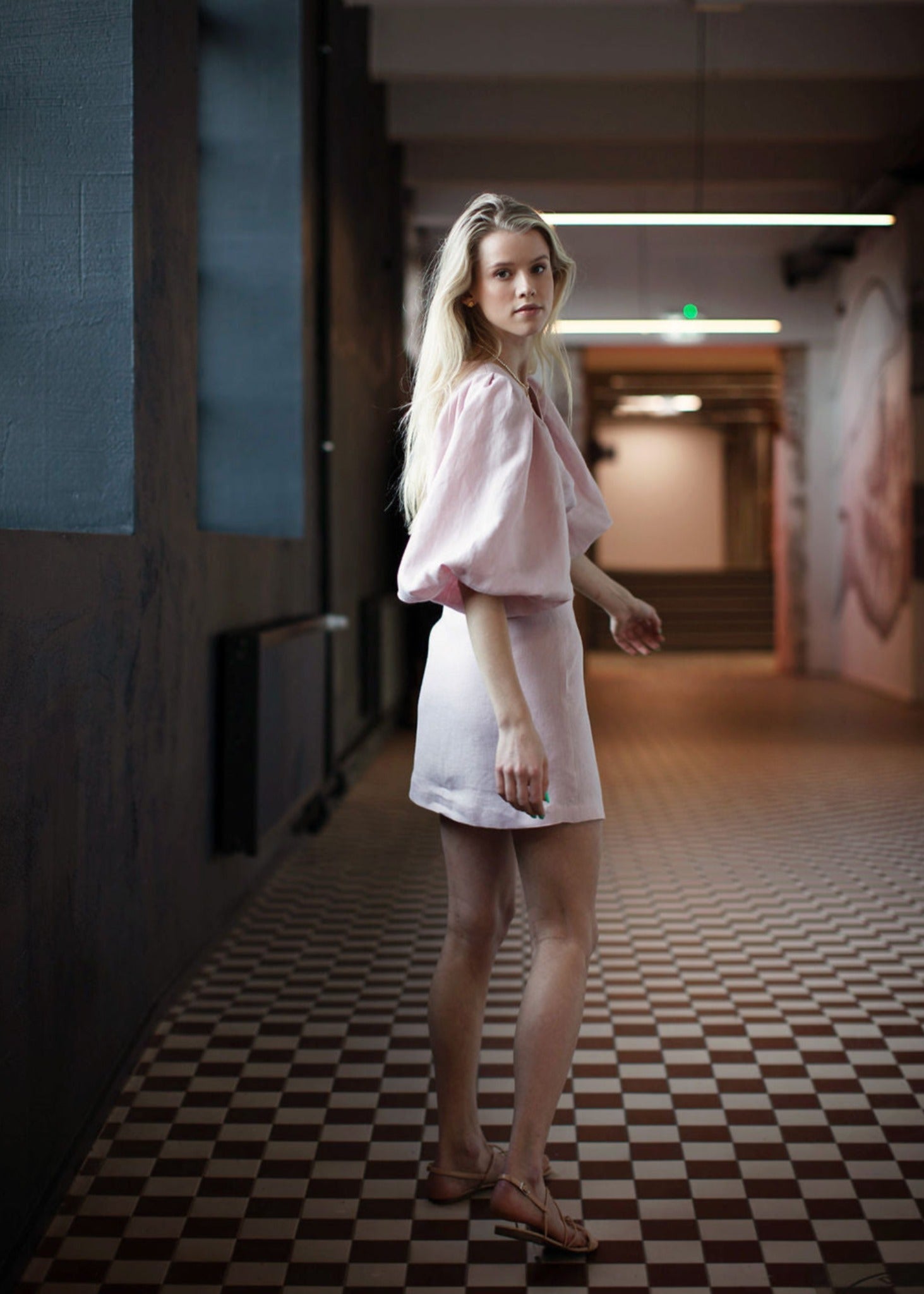Dune Mini Linen Dress | Bohomey