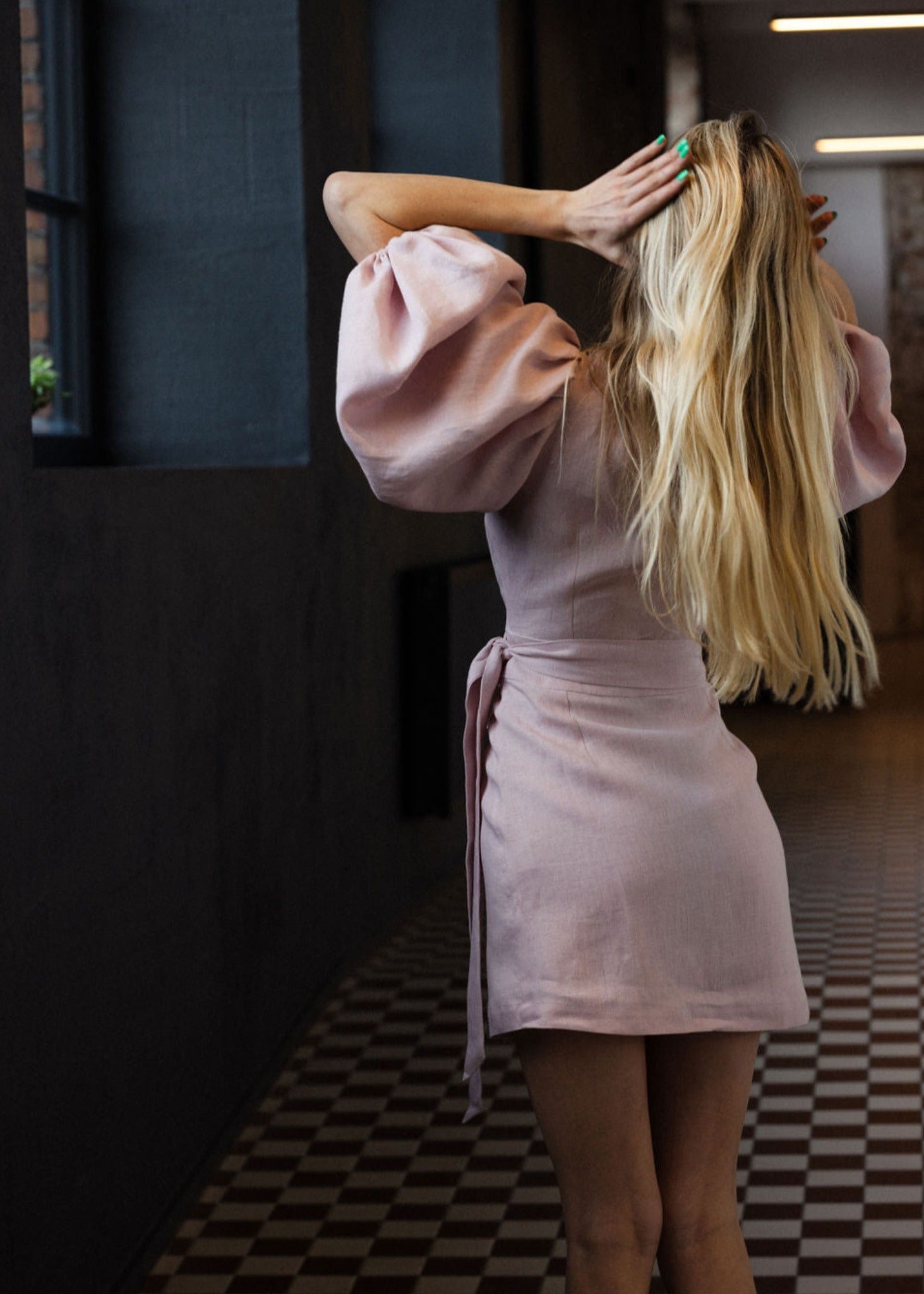Dune Mini Linen Dress | Bohomey