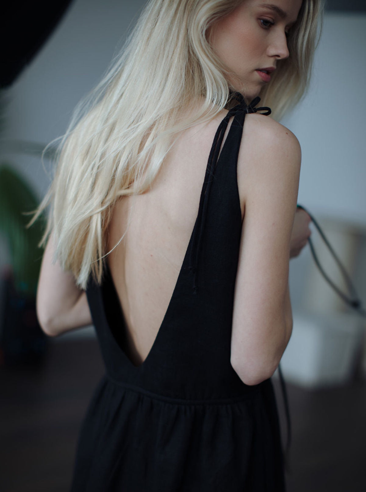 LILA Linen Maxi Dress