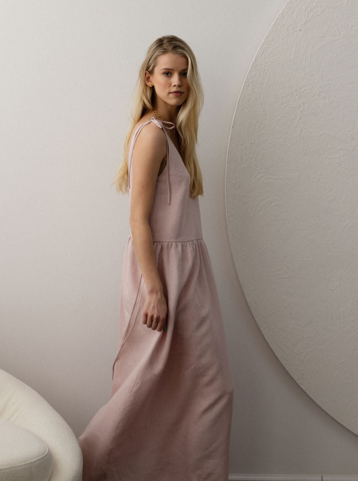 LILA Linen Maxi Dress
