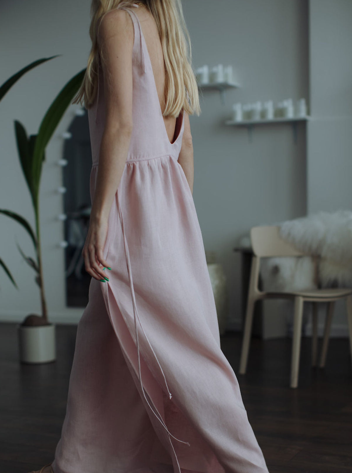 LILA Linen Maxi Dress