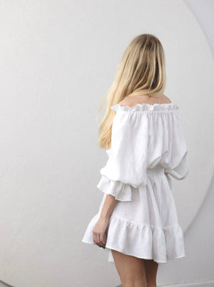 Moonlove Mini Linen Dress