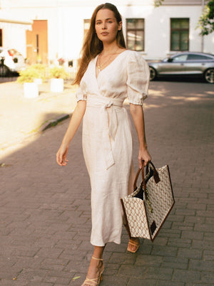 TEMPTATION Linen Dress