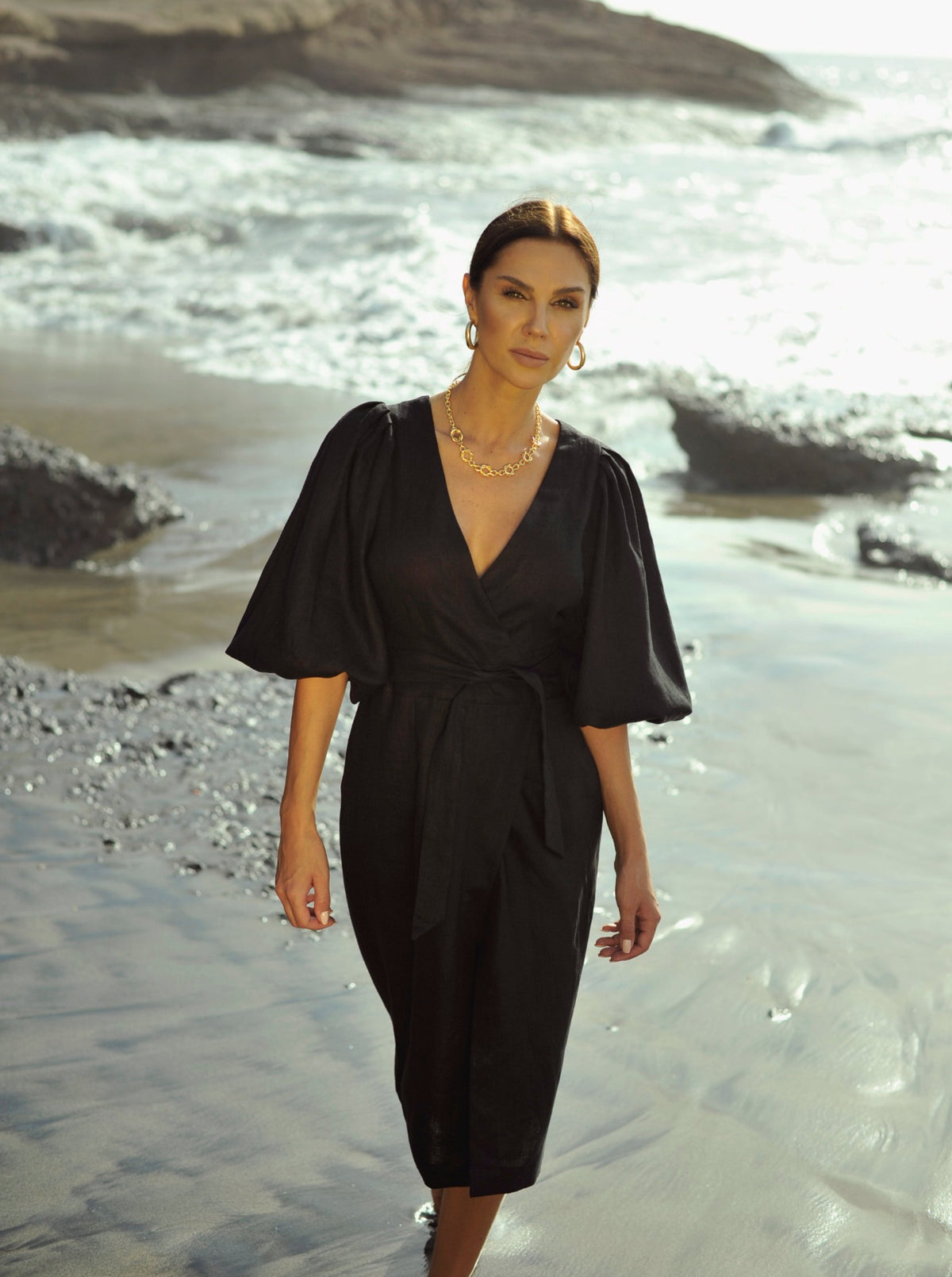 DUNE Midi Linen Dress