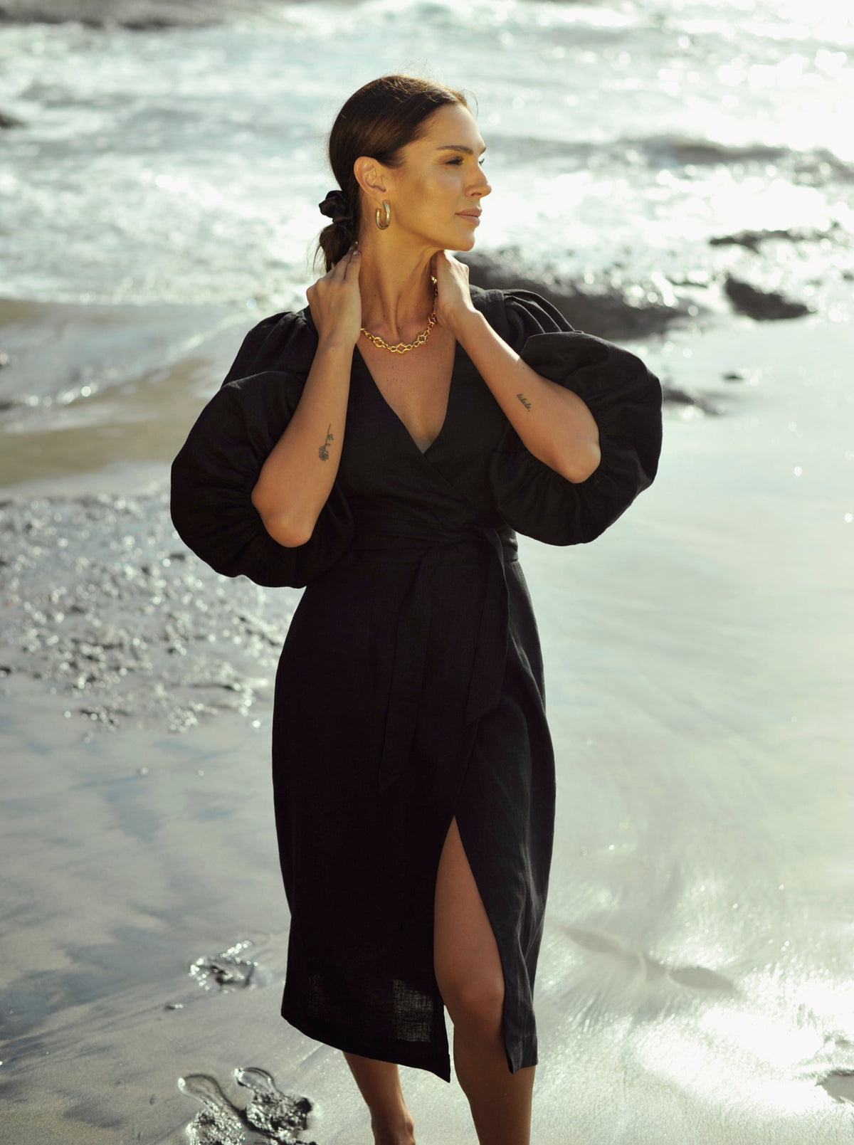 DUNE Midi Linen Dress