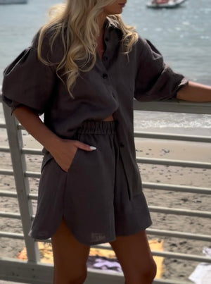 LUNA Linen Shorts