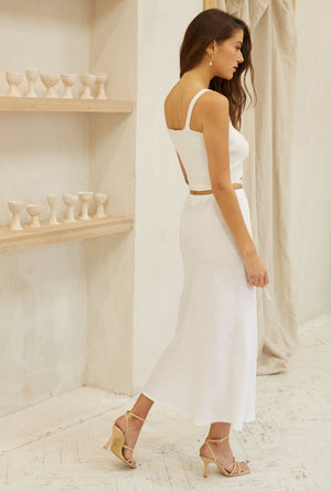 Mila Linen Slip Skirt