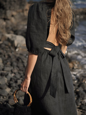 TEMPTATION Linen Dress