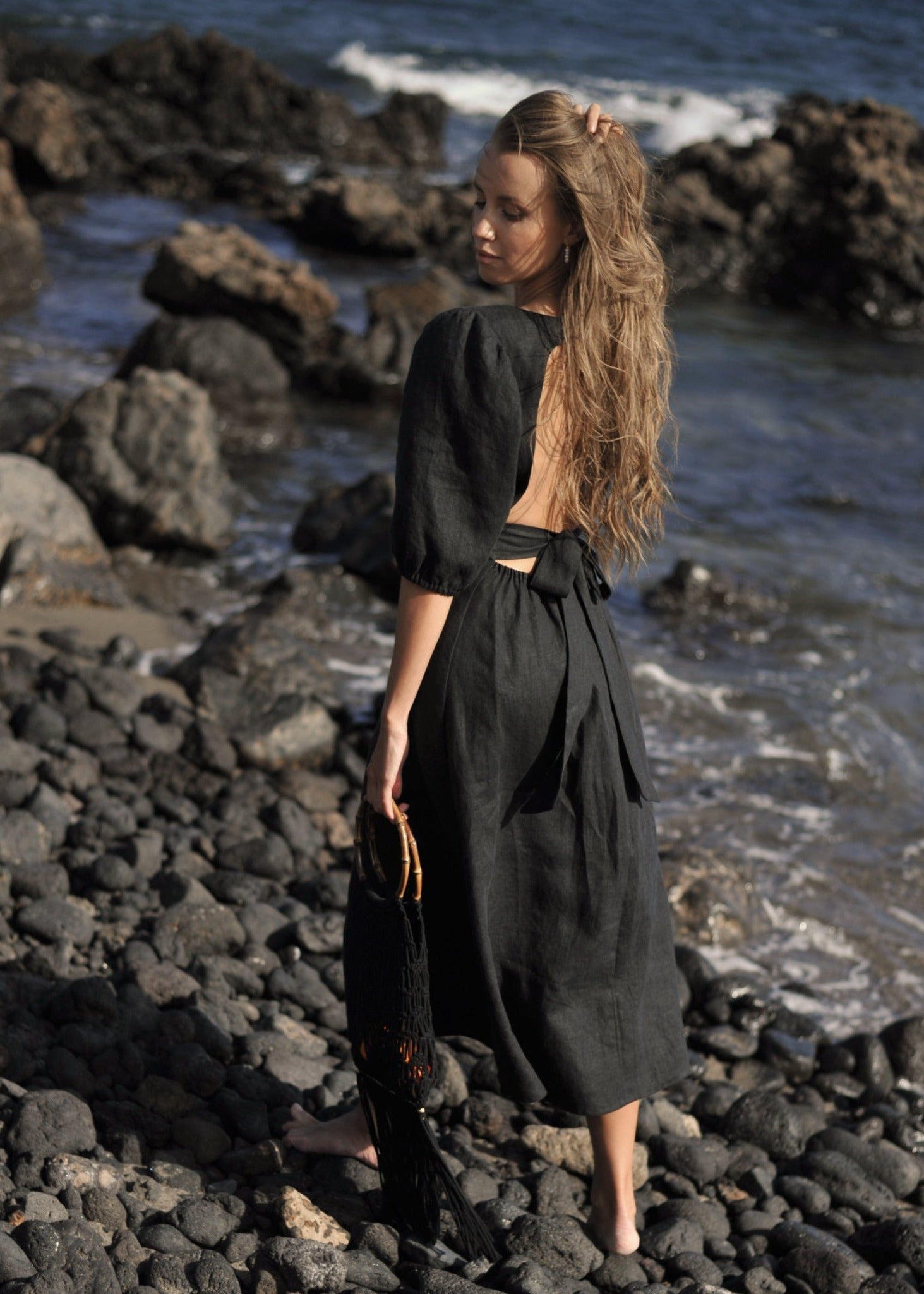 TEMPTATION Linen Dress