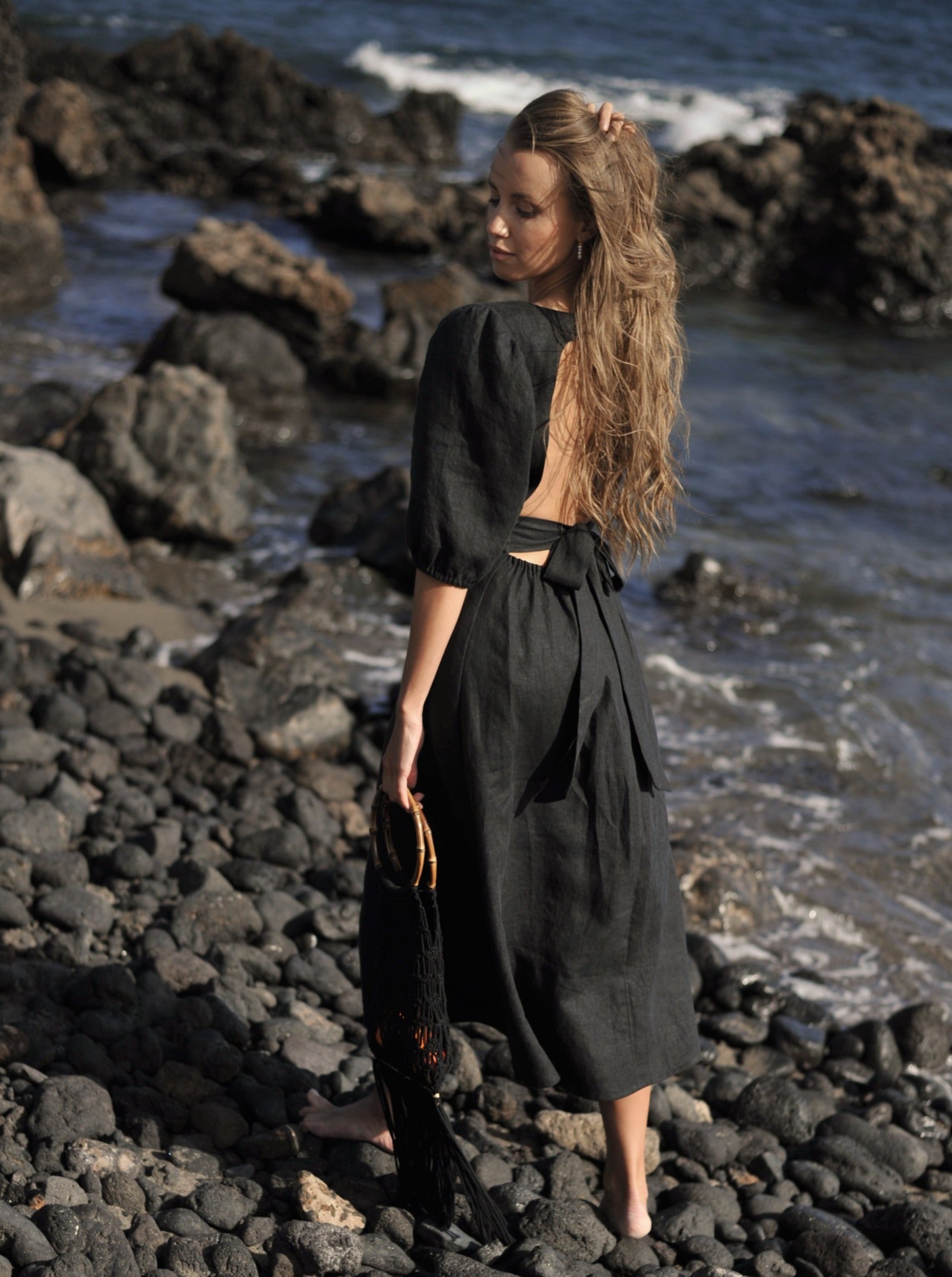 TEMPTATION Linen Dress