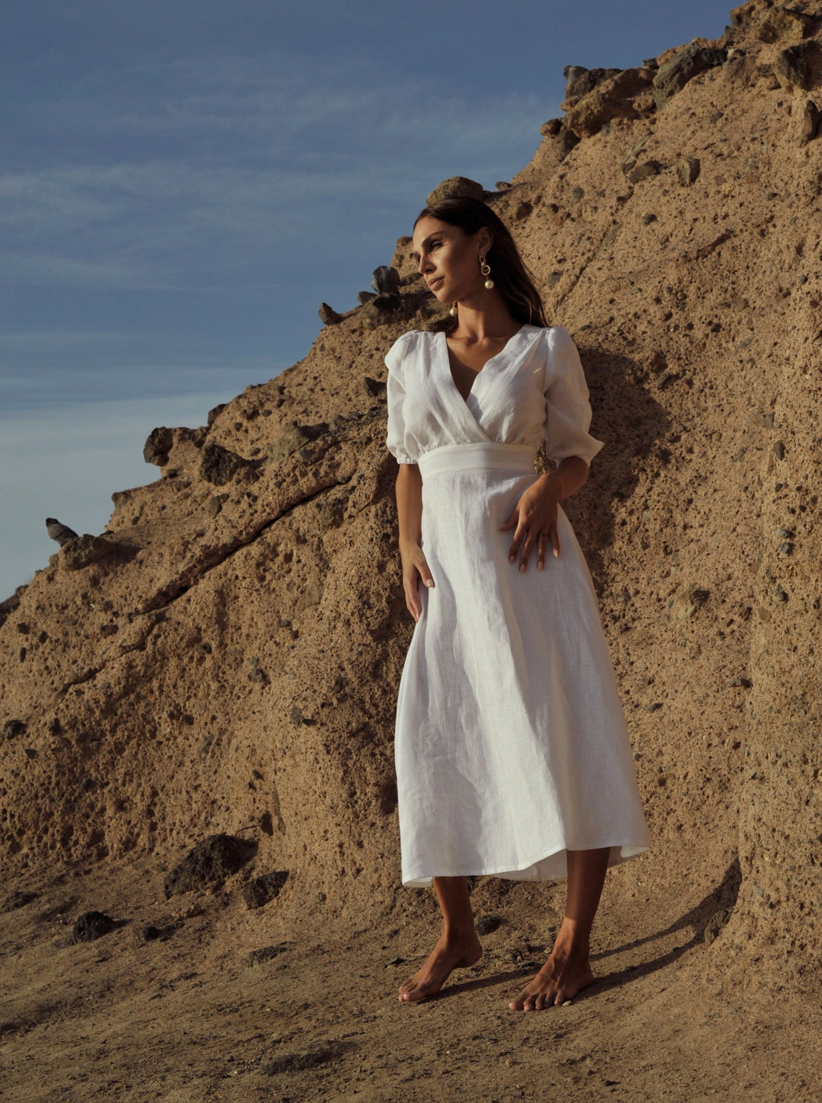 TEMPTATION Linen Dress