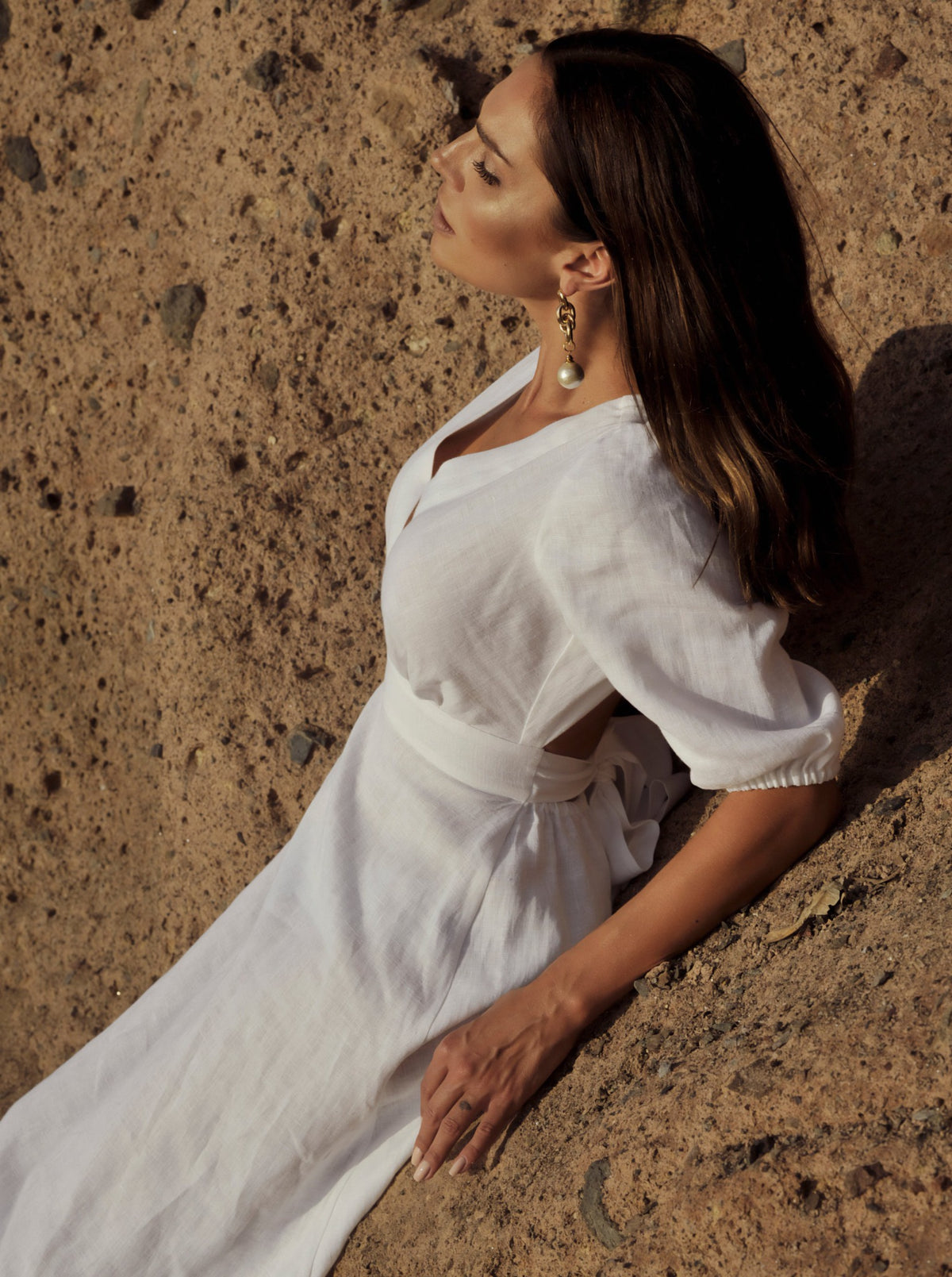 TEMPTATION Linen Dress