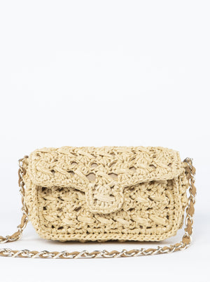 Azzura Handmade Mini Raffia Bag